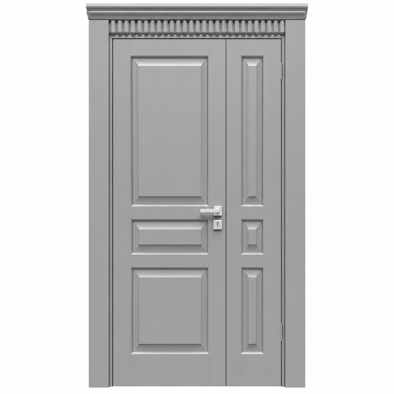 BY-5010A Porte intérieure Laqué Vitrée